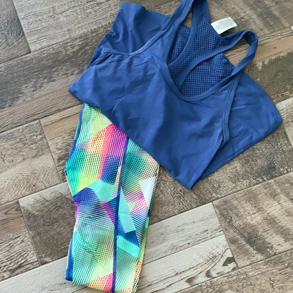 Victorias’s Secret Sport workout pants & VSX shirt